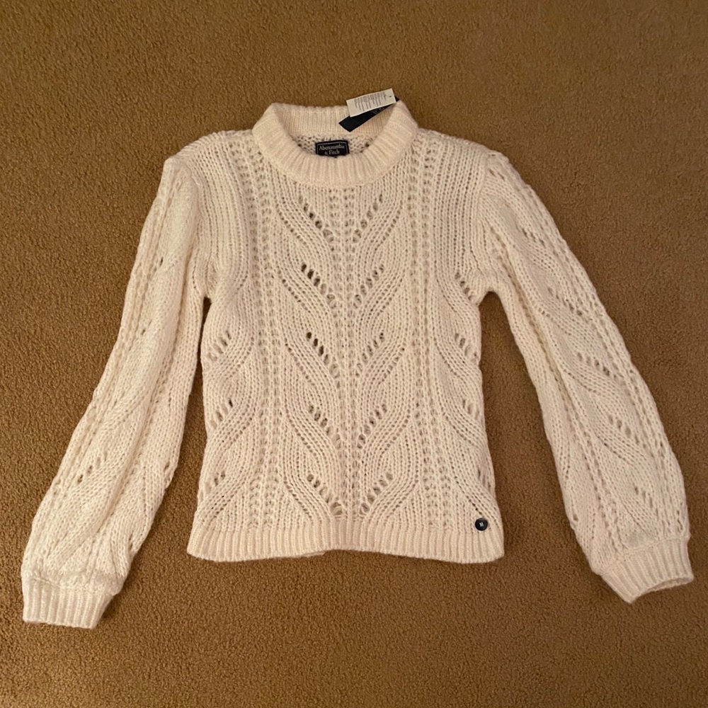 Abercrombie & Fitch Fuzzy Pullover Sweater